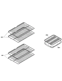Shelfs parts for Bosch Wall Oven HBL3560UC/01 from AppliancePartsPros.com