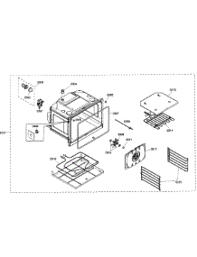 Oven Upper parts for Bosch Wall Oven HBL3550UC/01 from AppliancePartsPros.com