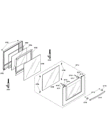 Door Lower parts for Bosch Wall Oven HBL3550UC/01 from AppliancePartsPros.com