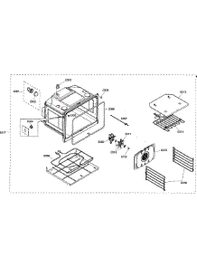Oven Assembly parts for Bosch Wall Oven HBL3450UC/01 from AppliancePartsPros.com