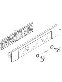 Control Panel parts for Bosch Wall Oven HBL3360UC/01 from AppliancePartsPros.com