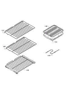 Oven Shelfs parts for Bosch Wall Oven HBL8750UC/11 from AppliancePartsPros.com