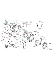 Drum Assembly parts for Bosch Washer WFMC5440UC/13 from AppliancePartsPros.com