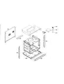 Panel  /  Side Trim parts for Bosch Wall Oven HBL8750UC/01 from AppliancePartsPros.com
