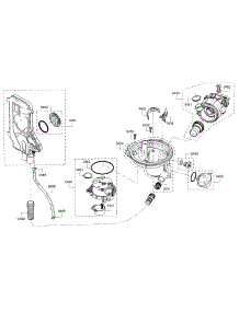 Pump Assembly parts for Bosch Dishwasher SHXN8U55UC/01 from AppliancePartsPros.com