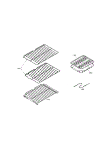Rack  /  Grill Grid parts for Bosch Wall Oven HBL8750UC/01 from AppliancePartsPros.com