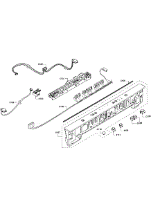 Control Panel parts for Bosch Dishwasher SHX3AR55UC/10 from AppliancePartsPros.com