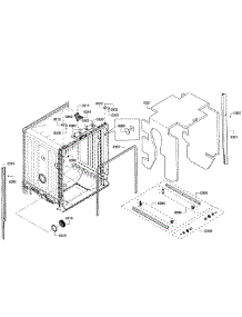 Cabinet Assembly parts for Bosch Dishwasher SHX3AR55UC/10 from AppliancePartsPros.com