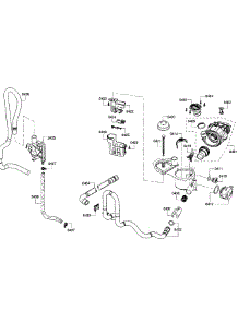 Pump Assembly parts for Bosch Dishwasher SHX3AR55UC/10 from AppliancePartsPros.com