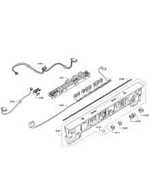 Control Panel parts for Bosch Dishwasher SHX3AR75UC/10 from AppliancePartsPros.com