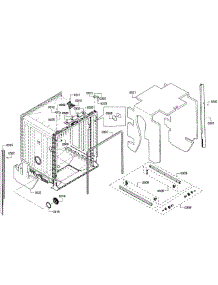 Cabinet Assembly parts for Bosch Dishwasher SHX3AR75UC/10 from AppliancePartsPros.com