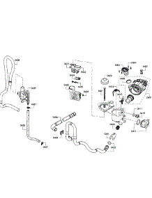 Pump Assembly parts for Bosch Dishwasher SHX3AR75UC/10 from AppliancePartsPros.com
