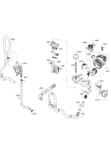 Pump Assembly parts for Bosch Dishwasher SHE3AR56UC/21 from AppliancePartsPros.com