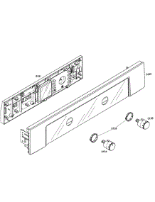 Control Panel parts for Bosch Wall Oven HBL3460UC/02 from AppliancePartsPros.com