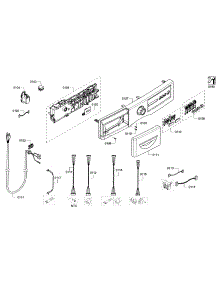 Front Panel parts for Bosch Washer WFVC844PUC/26 from AppliancePartsPros.com