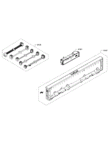 Control Panel parts for Bosch Dishwasher SHX8PT55UC/01 from AppliancePartsPros.com