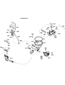 Pump Assembly parts for Bosch Dishwasher SHX98M09UC/49 from AppliancePartsPros.com