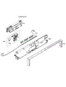 Control Panel parts for Bosch Dishwasher SHX98M09UC/52 from AppliancePartsPros.com