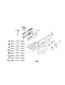 Control Panel parts for Bosch Washer WFL2090UC/01 from AppliancePartsPros.com