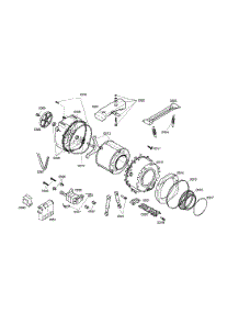 Drum  /  Tub parts for Bosch Washer WFL2090UC/01 from AppliancePartsPros.com