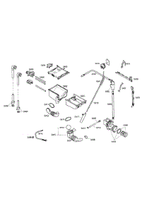Dispenser  /  Hose-Sump parts for Bosch Washer WFL2090UC/01 from AppliancePartsPros.com