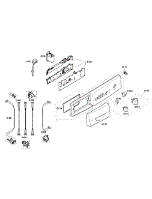 Control Panel parts for Bosch Washer WFL2090UC/12 from AppliancePartsPros.com