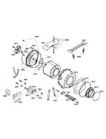 Drum parts for Bosch Washer WFL2090UC/12 from AppliancePartsPros.com