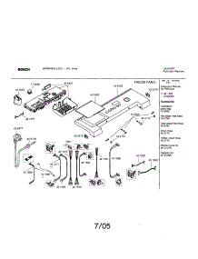 Fascia Panel parts for Bosch Washer WFMC6400UC/01 from AppliancePartsPros.com