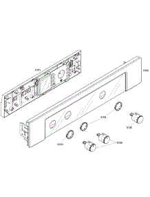 Control Panel parts for Bosch Wall Oven HBN3550UC/01 from AppliancePartsPros.com