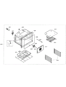 Conv Oven parts for Bosch Wall Oven HBN3550UC/01 from AppliancePartsPros.com
