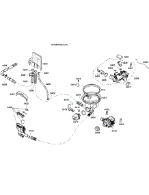 Pump Assembly parts for Bosch Dishwasher SHX98M09UC/50 from AppliancePartsPros.com