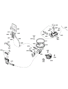 Pump Assembly parts for Bosch Dishwasher SHX98M09UC/46 from AppliancePartsPros.com