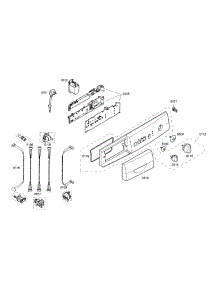 Control Panel parts for Bosch Washer WFL2090UC/11 from AppliancePartsPros.com