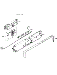 Control Panel parts for Bosch Dishwasher SHX98M09UC/57 from AppliancePartsPros.com