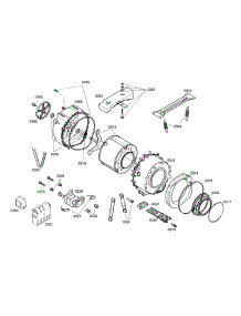 Drum Assembly parts for Bosch Washer WFL2090UC/11 from AppliancePartsPros.com