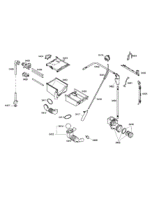 Dispenser Assembly  /  Pump Assembly parts for Bosch Washer WFL2090UC/11 from AppliancePartsPros.com