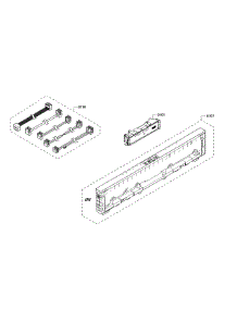 Control Panel parts for Bosch Dishwasher SHX8PT55UC/05 from AppliancePartsPros.com