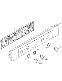 Control Panel parts for Bosch Wall Oven HBN3550UC/09 from AppliancePartsPros.com