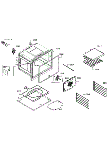 Conv Oven parts for Bosch Wall Oven HBN3550UC/09 from AppliancePartsPros.com