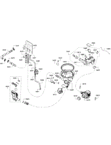 Pump Assembly parts for Bosch Dishwasher SHE68R56UC/68 from AppliancePartsPros.com