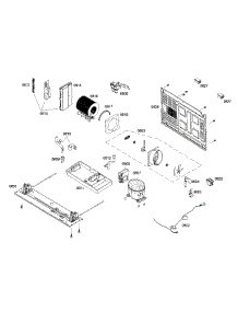Compressor parts for Bosch Refrigerator B22CS50SNB/04 from AppliancePartsPros.com