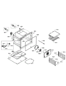 Oven Upper parts for Bosch Wall Oven HBN5650UC/10 from AppliancePartsPros.com