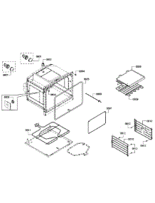 Oven Lower parts for Bosch Wall Oven HBN5650UC/10 from AppliancePartsPros.com