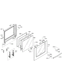 Door Lower parts for Bosch Wall Oven HBN5650UC/10 from AppliancePartsPros.com