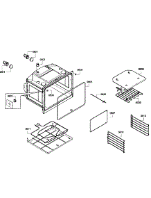 Oven Lower parts for Bosch Wall Oven HBN5650UC/05 from AppliancePartsPros.com