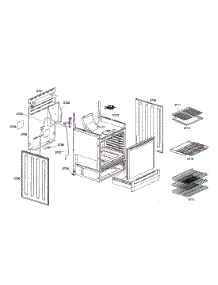 Inside Cabinet parts for Bosch Range HGS445UC/01 from AppliancePartsPros.com