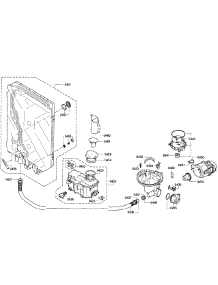 Pump Assembly parts for Bosch Dishwasher SHV68E13UC/16 from AppliancePartsPros.com