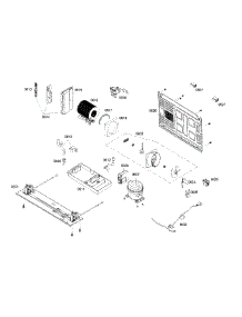 Compressor parts for Bosch Refrigerator B22CS50SNB/03 from AppliancePartsPros.com