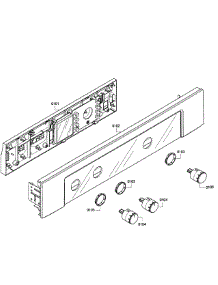 Control Panel parts for Bosch Wall Oven HBN5650UC/06 from AppliancePartsPros.com