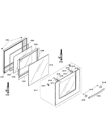 Door Lower parts for Bosch Wall Oven HBN5650UC/01 from AppliancePartsPros.com